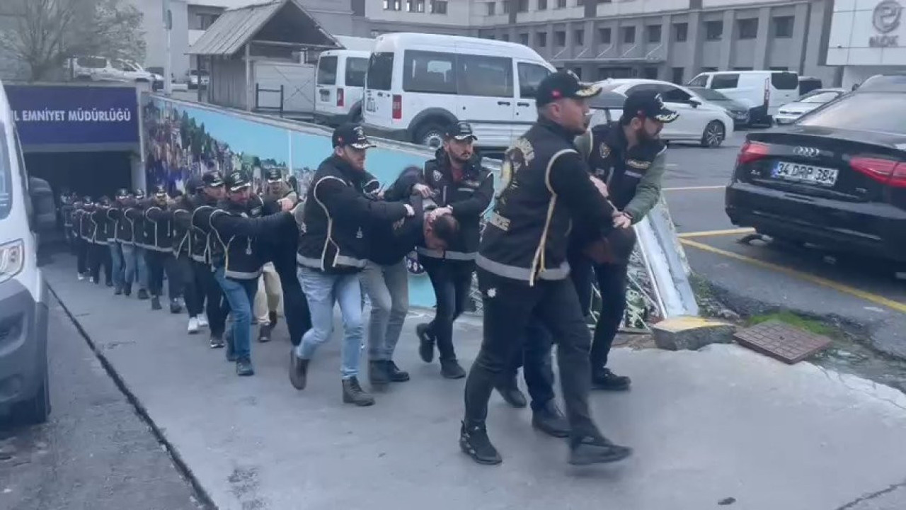 ‘Sarallar’ operasyonu zanlıları adliyeye sevk edildi