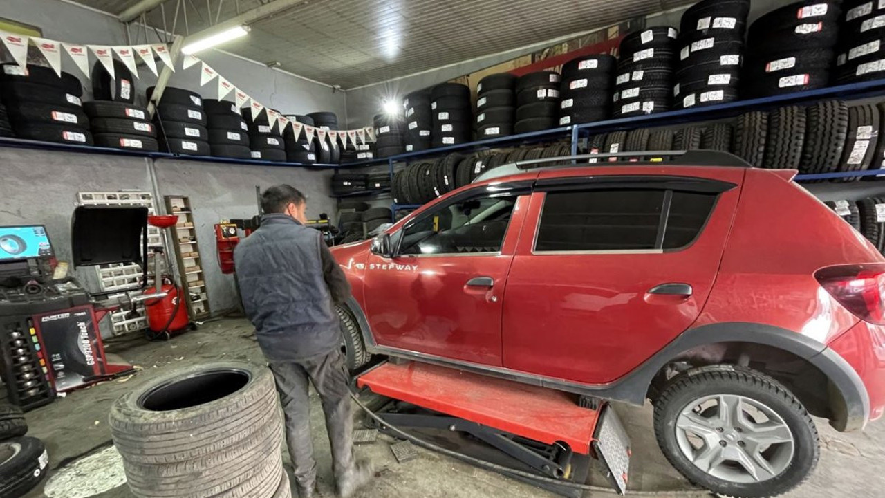Doğuda 'kış lastiği' yoğunluğu başladı