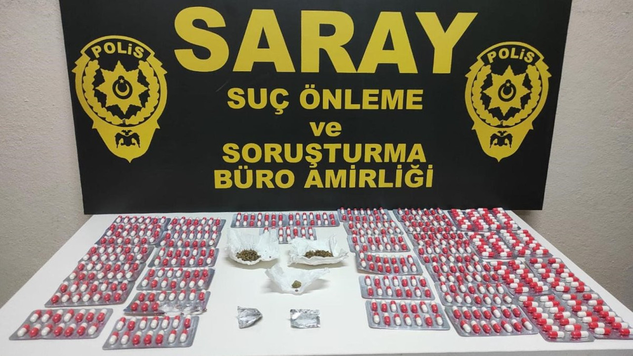 Tekirdağ'da 500 sentetik hap ele geçirildi