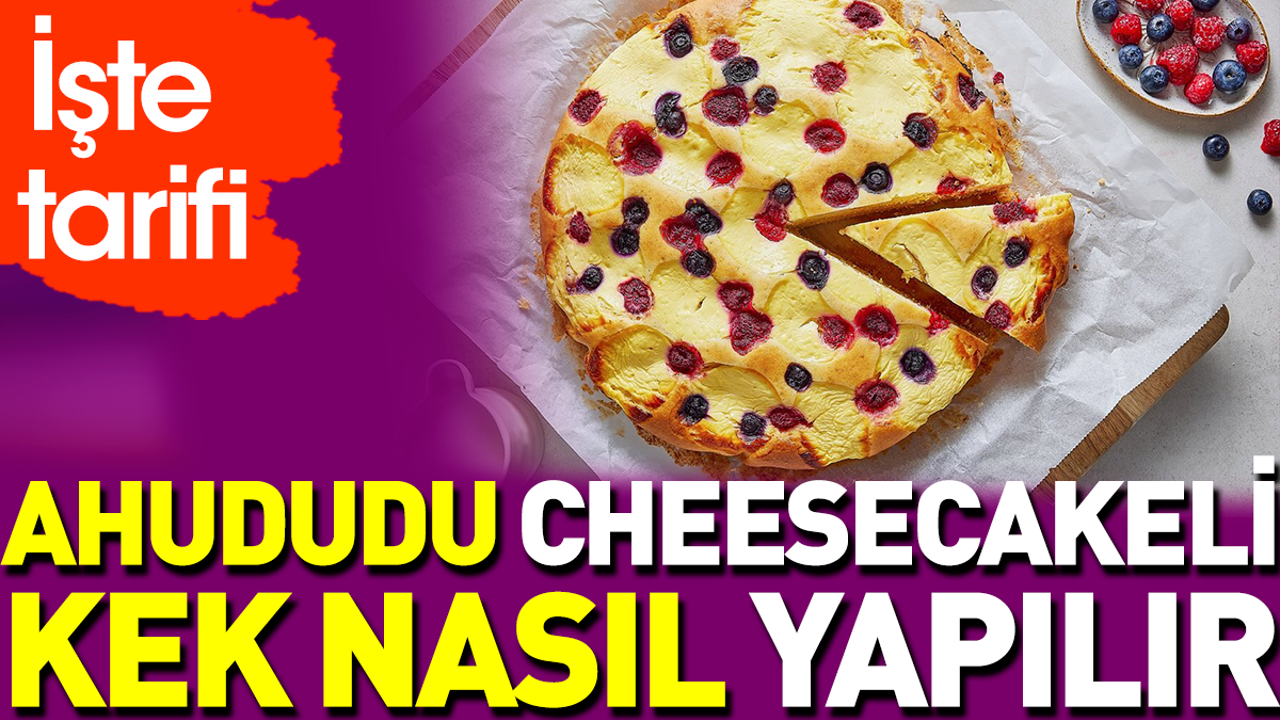 Ahududu cheesecakeli kek nasıl yapılır?