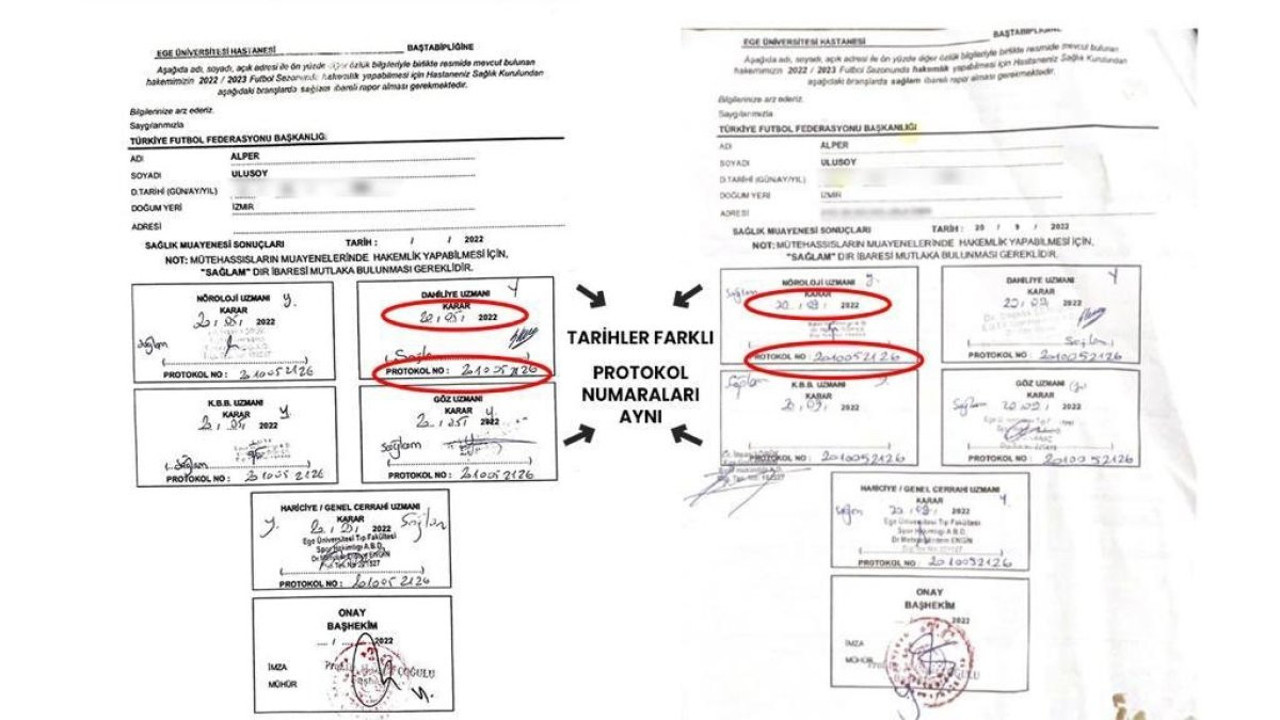 Böyle skandal görülmedi. Ahmet Çakar TFF'nin yalanladığı sahte hakem raporunu belgesiyle açıkladı