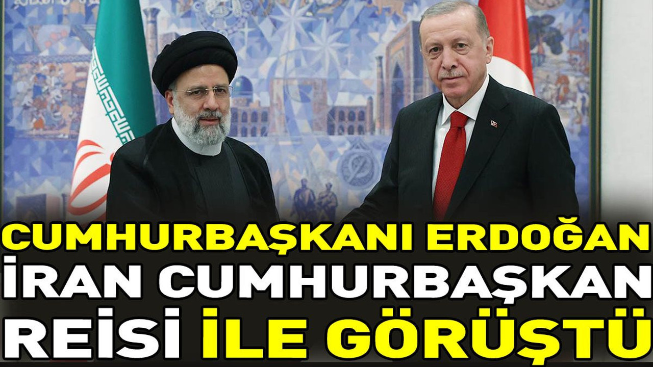 Cumhurbaşkanı Erdoğan İran Cumhurbaşkanı Reisi ile görüştü