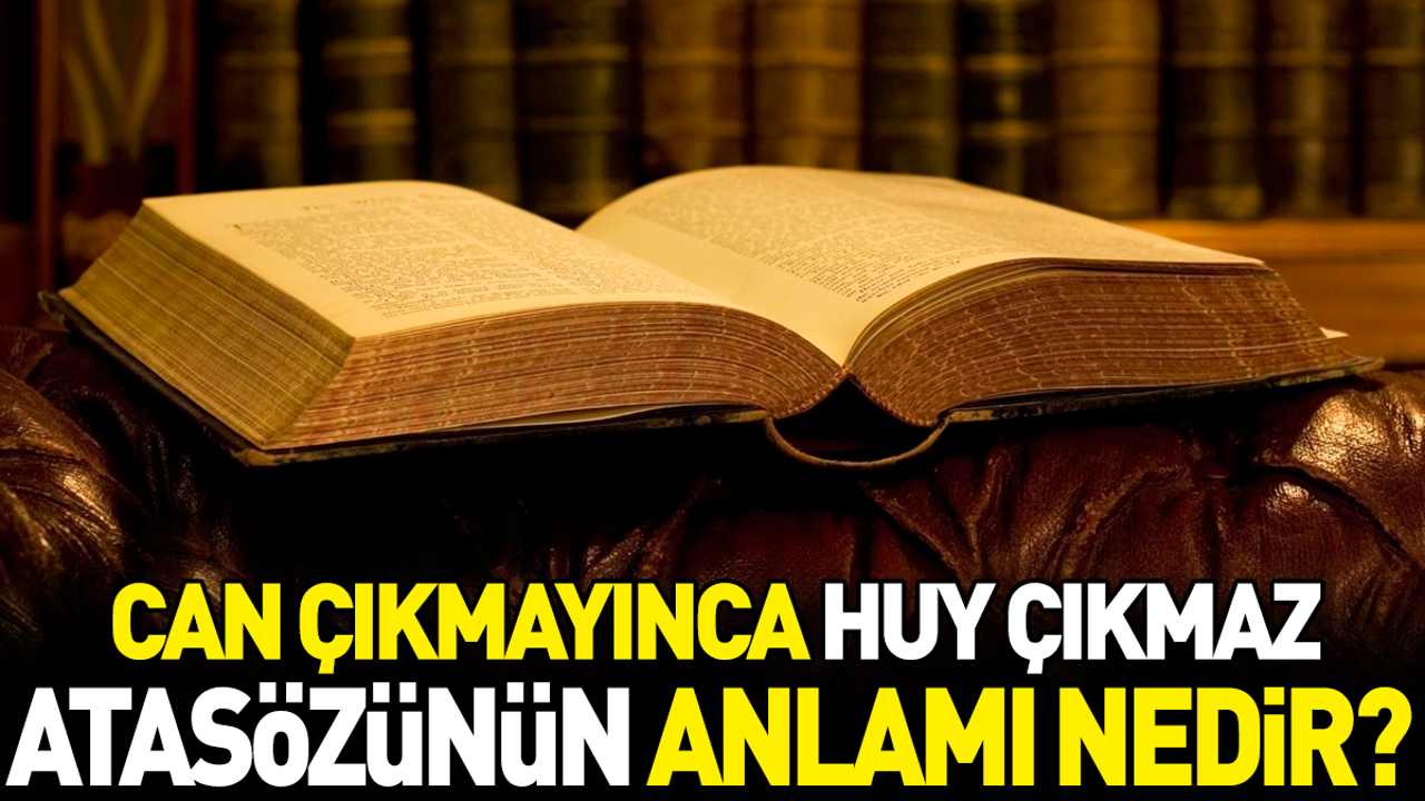Can çıkmayınca huy çıkmaz atasözünün anlamı nedir?