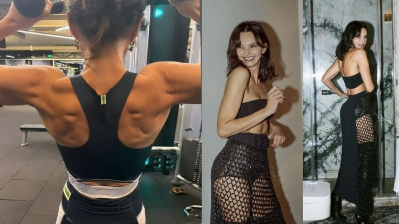 50 yaşındaki Hande Ataizi’nin sırt kasları olay oldu