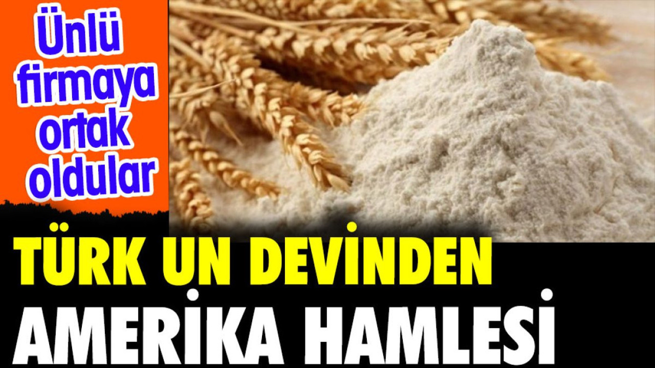 Türk un devinden Amerika hamlesi. Ünlü firmaya ortak oldular