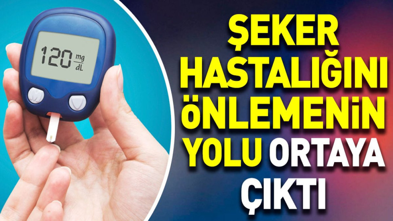 Şeker hastalığını önlemenin yolu ortaya çıktı