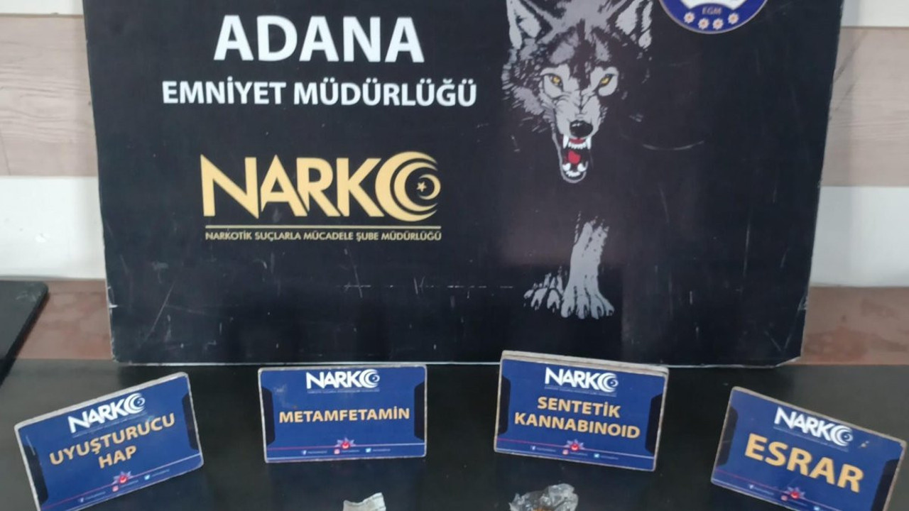 Adana’da uyuşturucu operasyonu: 2 tutuklama