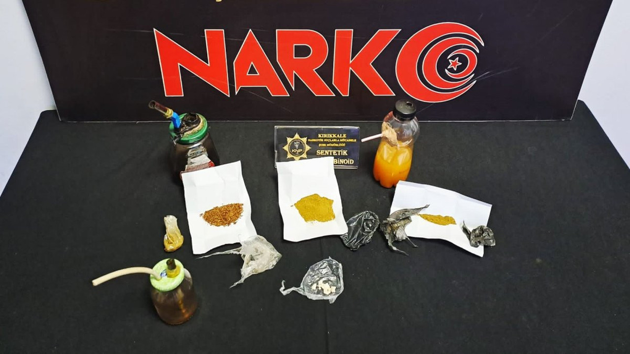Emniyetin Kırıkkale'de yaptığı uyuşturucu operasyonunda 2 tutuklama