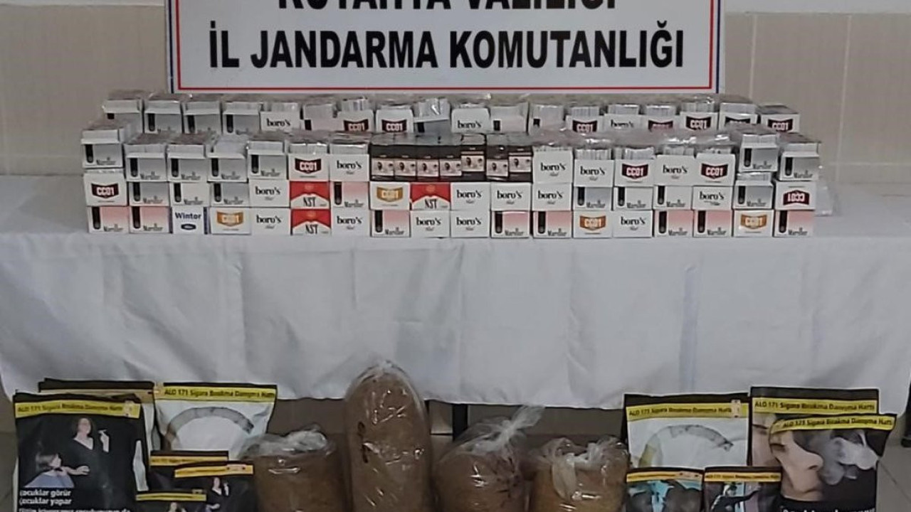 Kütahya’da kaçakçılık operasyonu