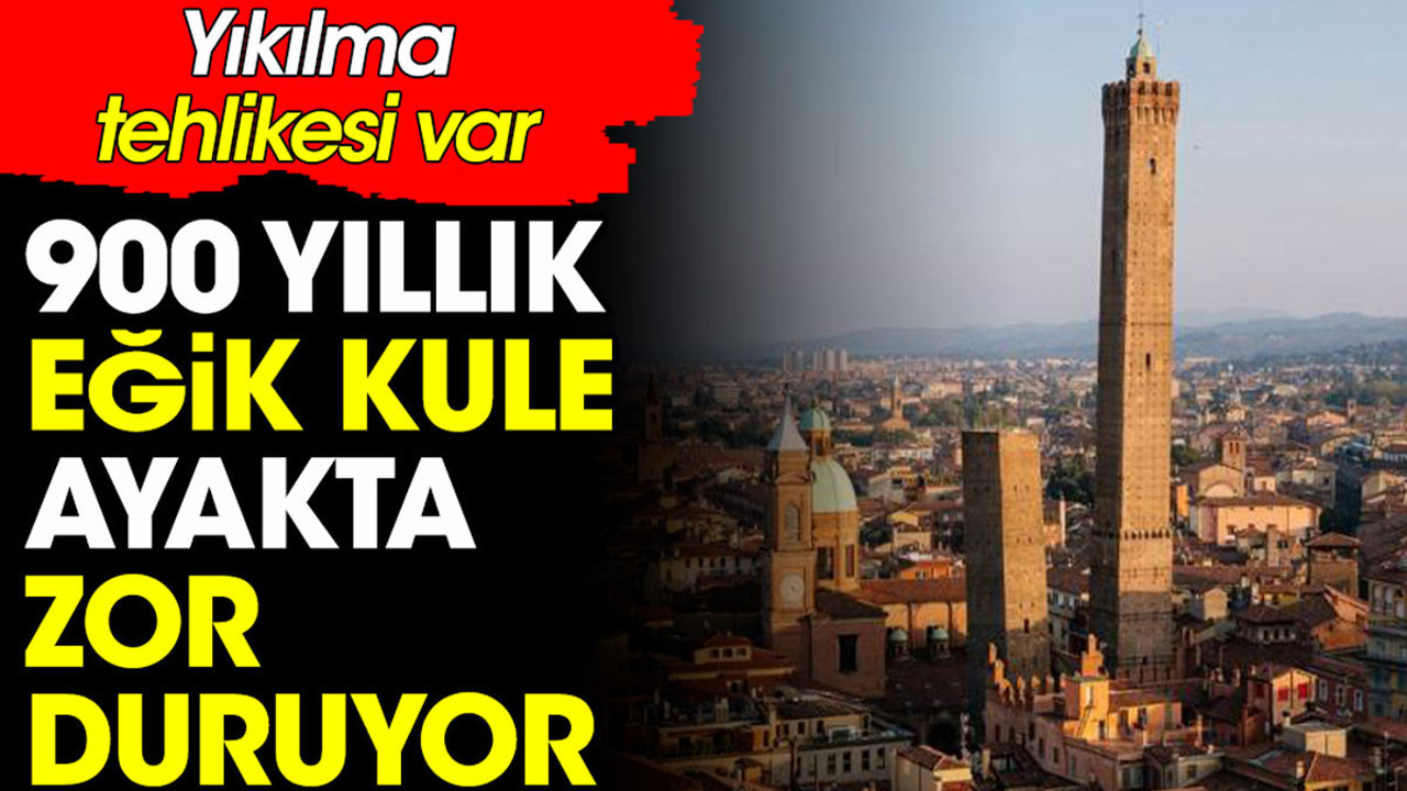 İtalya'da 900 yıllık kule ayakta zor duruyor. Eğik Kule'nin yıkılma tehlikesi var