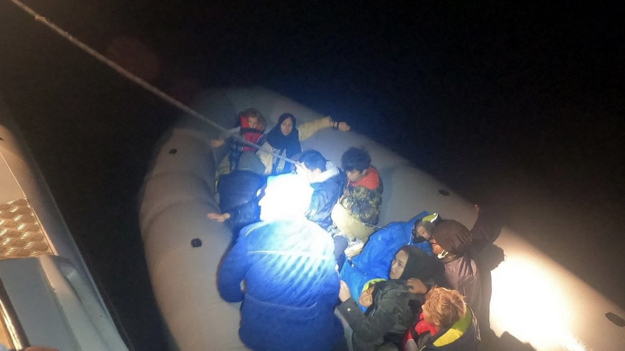 Ayvacık açıklarında 67 kaçak göçmen yakalandı