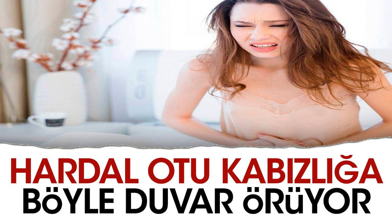 Hardal otu kabızlığa böyle duvar örüyor