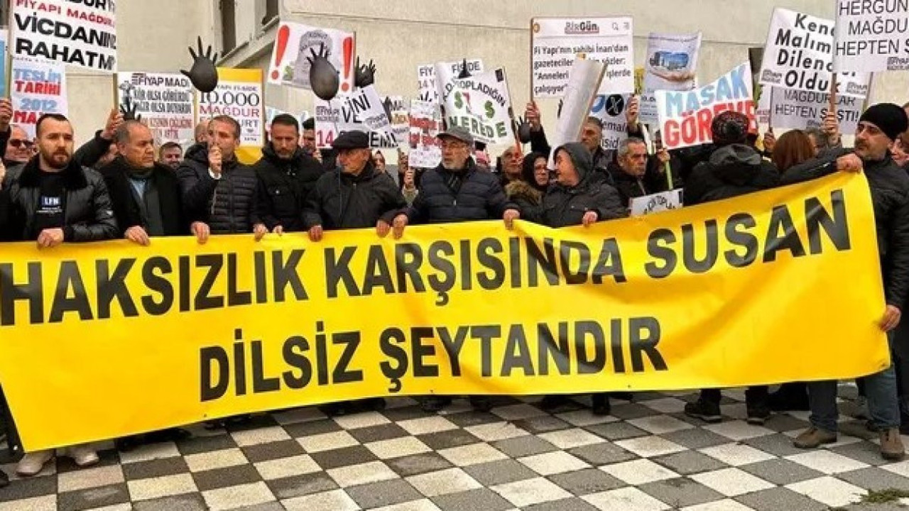 Esenyurt'ta eylem yaptılar. '250 milyon dolar ortada yok'