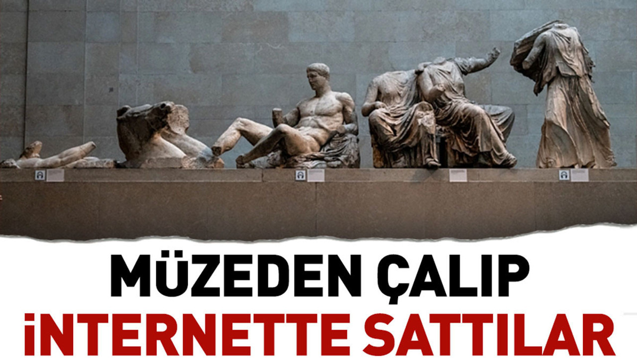 Müzeden çalıp internette sattılar