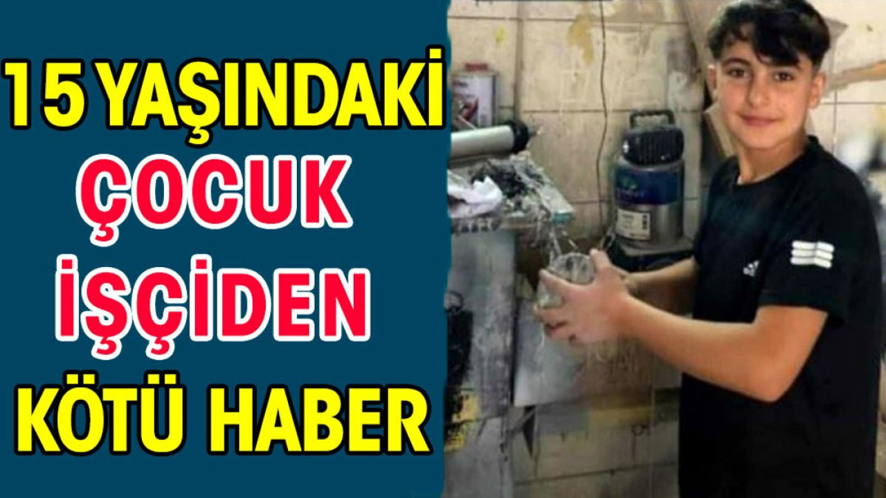 15 yaşındaki çocuk işçiden kötü haber geldi. Sobaya dökülen tiner parladı ağır yaralandı
