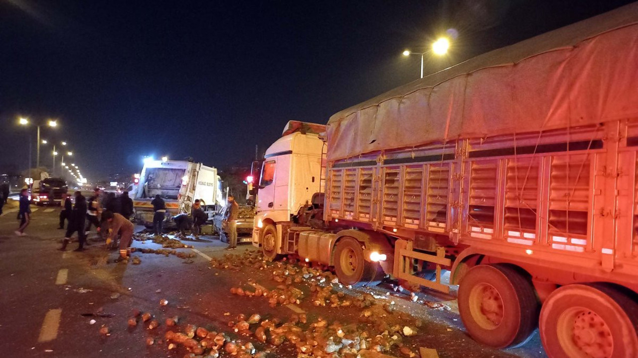 Kayseri'de zincirleme kaza. 4 yaralı