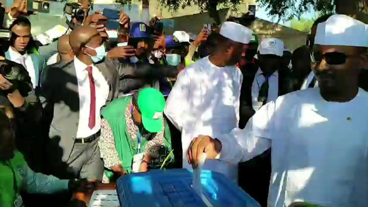 Çad referandum için sandık başında