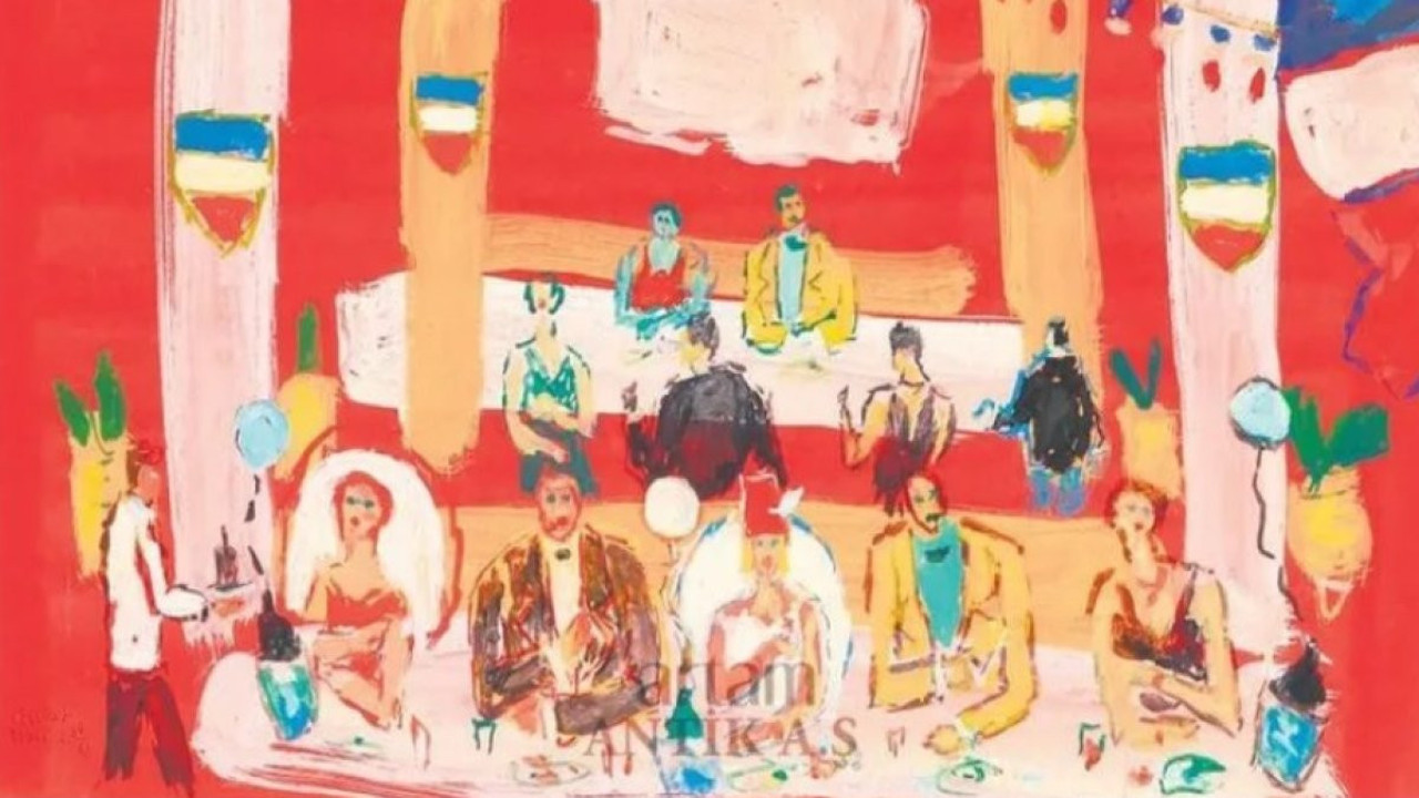 Fikret Mualla'nın bu eseri 4.5 milyon TL'ye satıldı