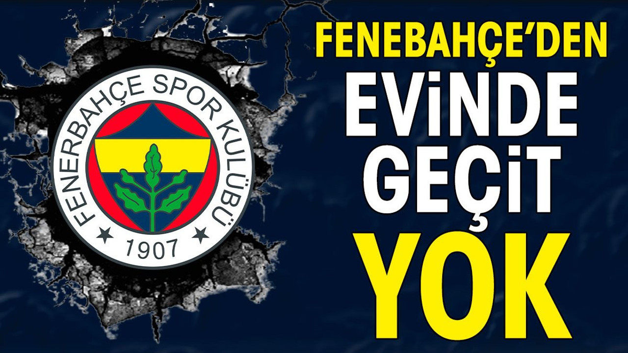Fenerbahçe fırtınası devam ediyor. Üst üste 7. galibiyet