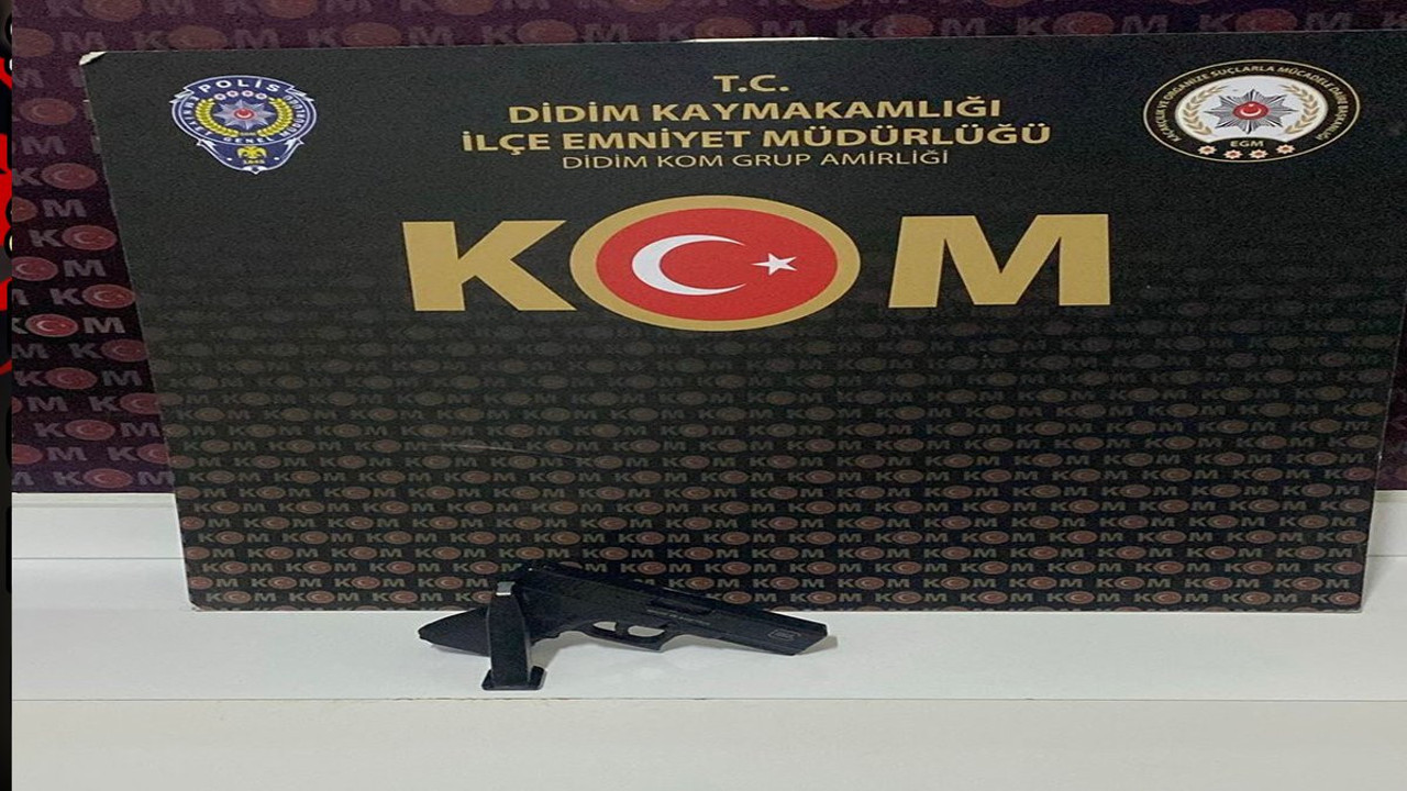 Üstü aranan Şüpheli şahsın üzerinde tabanca ele geçirildi