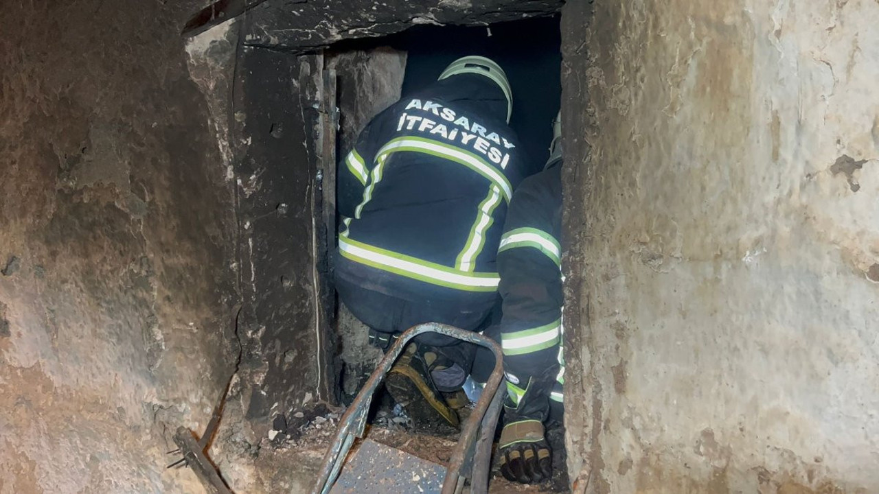 Aksaray'da yangın faciası: Yaşlı kadın öldü, gelini dumandan zehirlendi