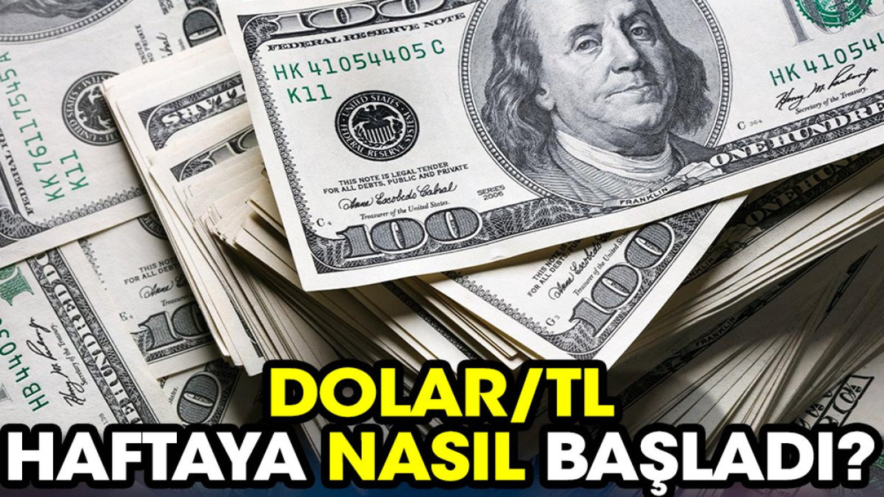Dolar/TL haftaya nasıl başladı?