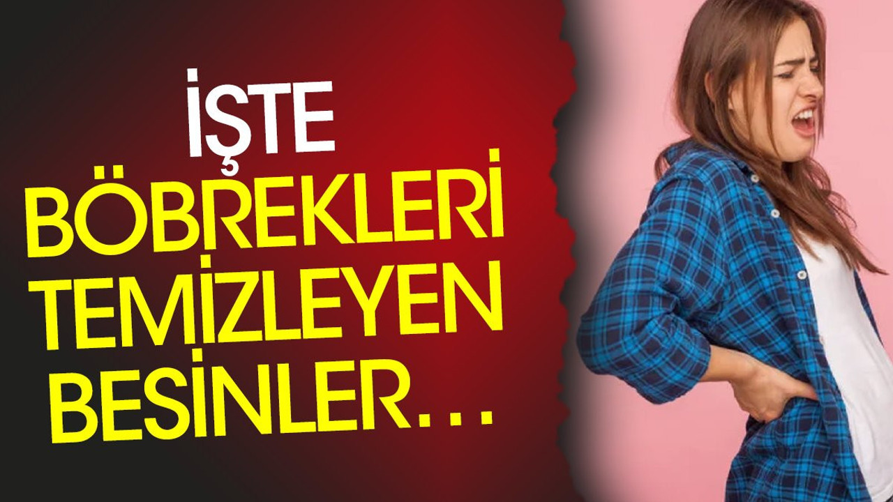 İşte böbrekleri temizleyen besinler…