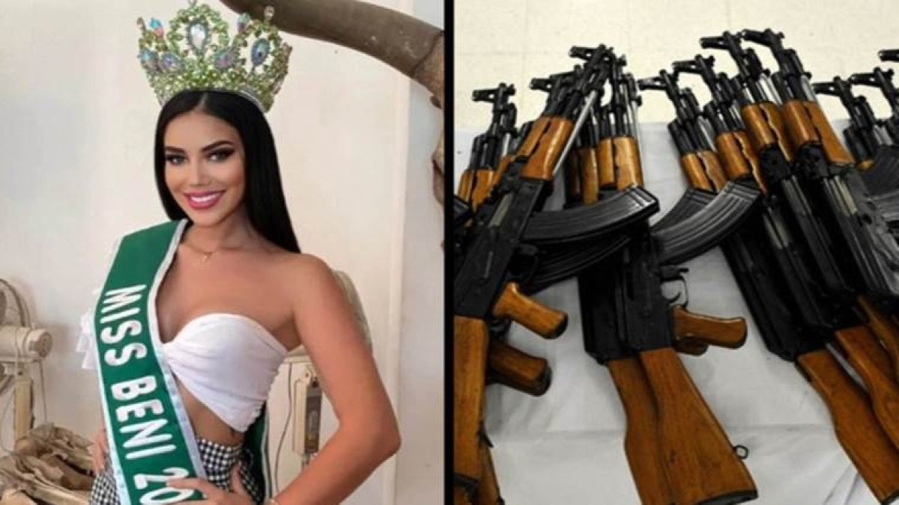 Eski güzellik kraliçesi silah kaçakçılığından tutuklandı. Evinde adeta cephanelik bulundu