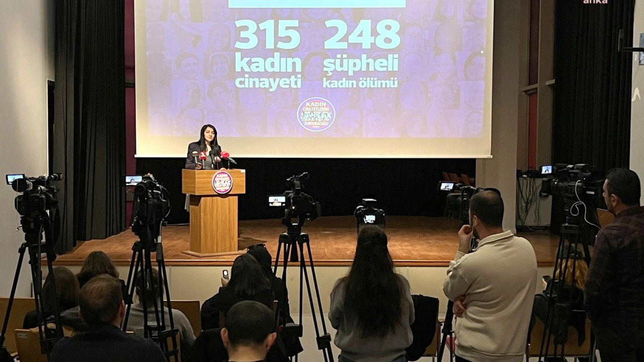 2023 yılında Türkiye’de 315 kadın öldürüldü, 248 kadın şüpheli şekilde ölü bulundu