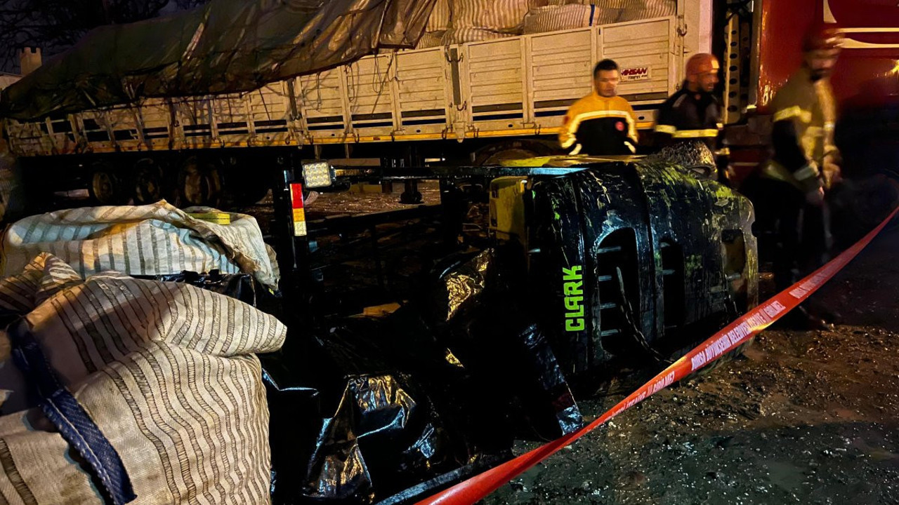 Forkliftin altında kalan işçi hayatını kaybetti