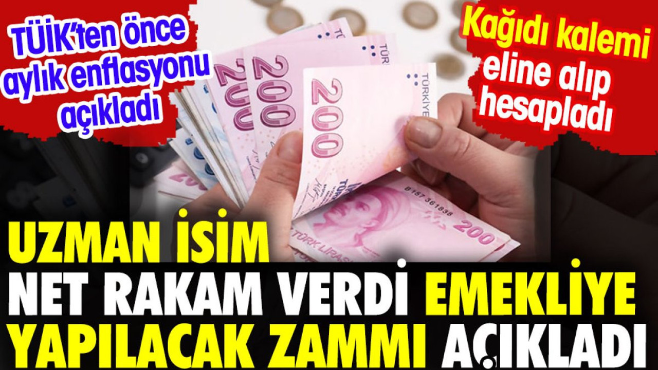 Uzman isim net rakam verdi en düşük emekli maaşını ve yapılacak zammı açıkladı