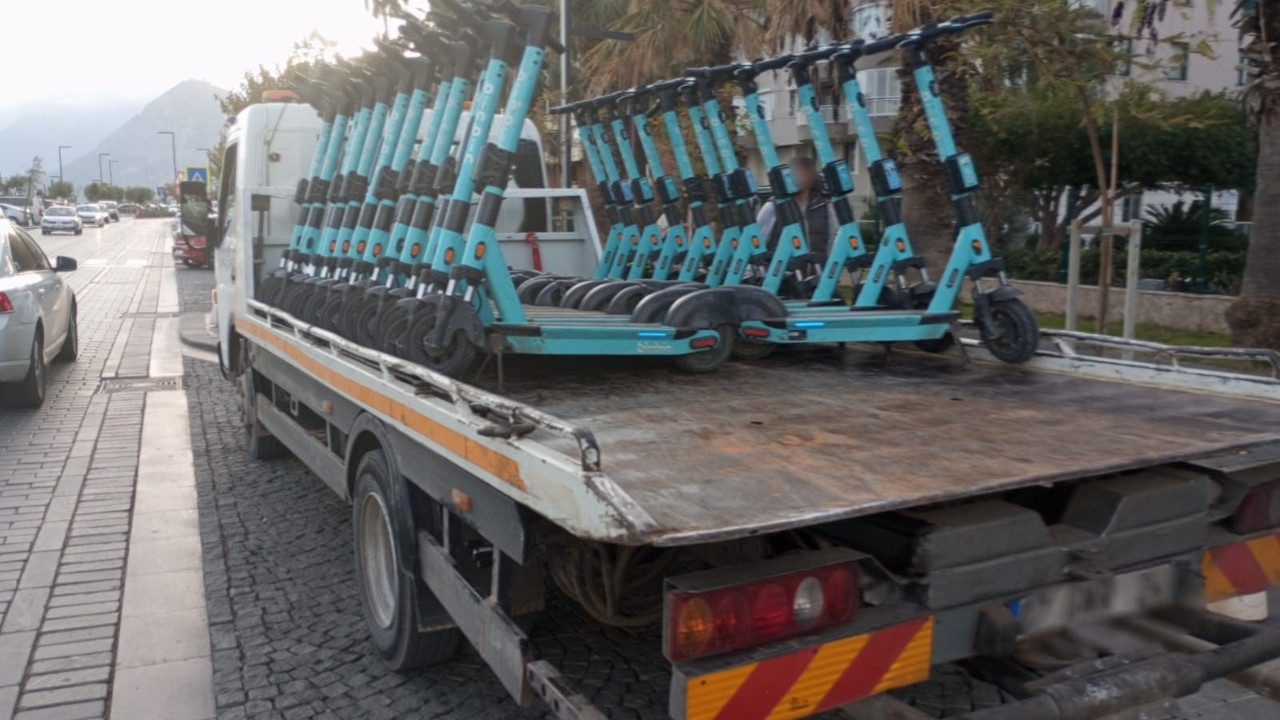 Antalya'da 325 scooter trafikten men edildi