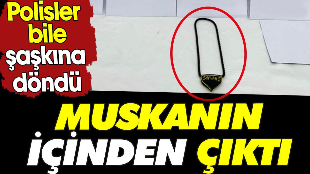 Muskanın içinden çıktı. Polisler bile şaşkına döndü