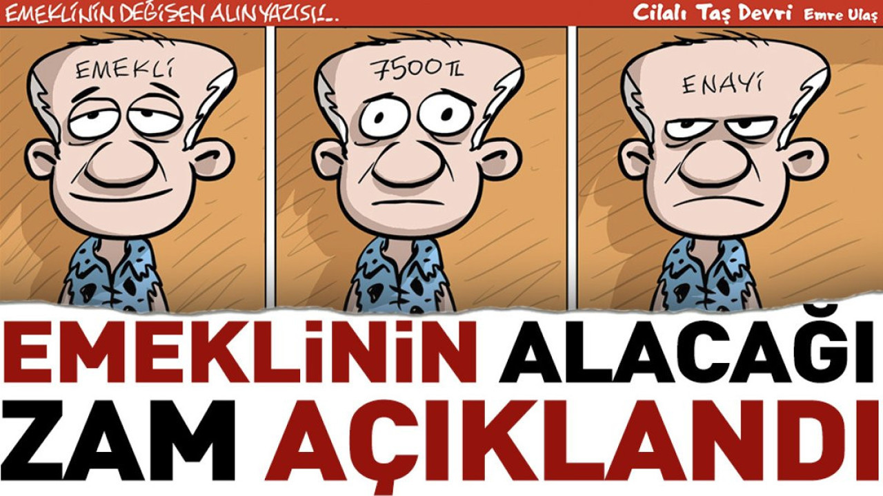 Emeklinin alacağı zam açıklandı. Mizahın büyük ismi Emre Ulaş haber alır almaz müjdeyi verdi (!)