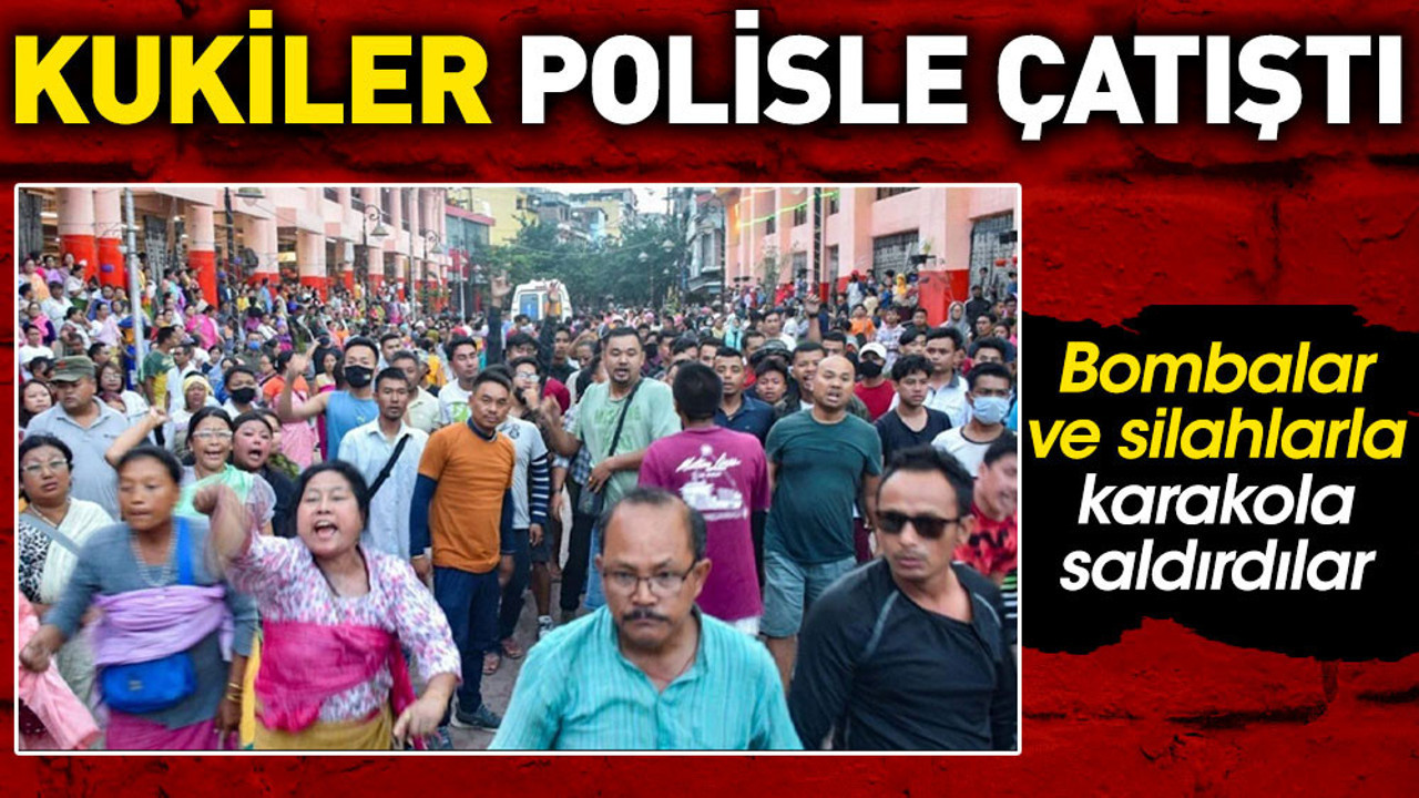 Kukiler polisle çatıştı. Bombalar ve silahlarla karakola saldırdılar