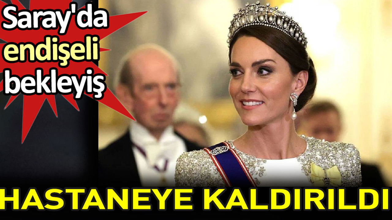 Hastaneye kaldırıldı. Saray'da endişeli bekleyiş