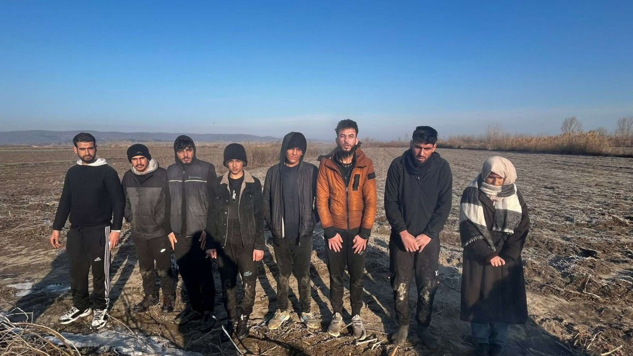 Edirne’de son bir hafta yüzlerce kaçak göçmen yakalandı