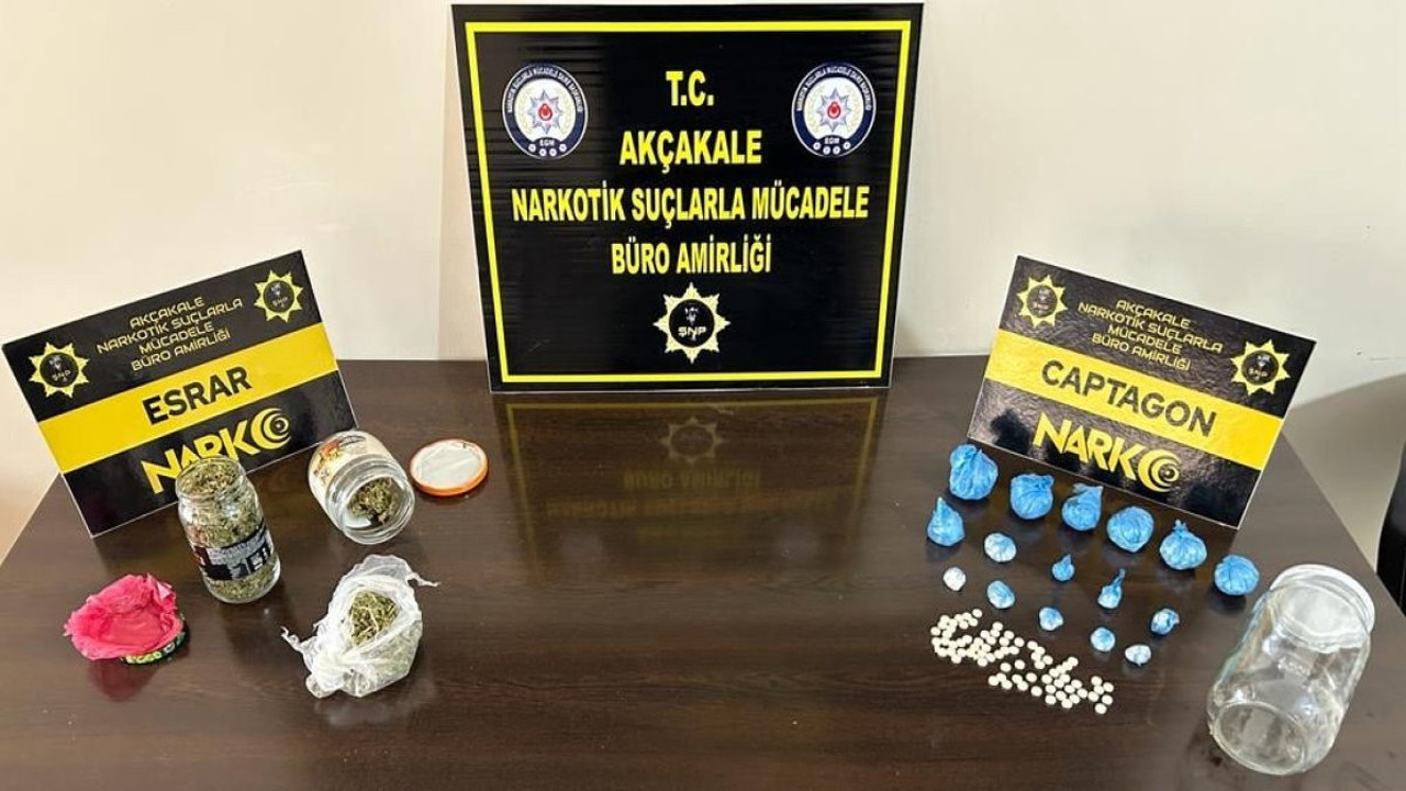 Akçakale’de düzenlenen uyuşturucu operasyonunda 1 şüpheli gözaltına alındı