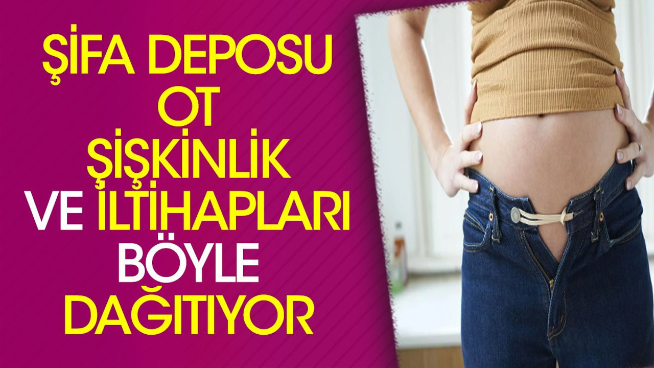 Şifa deposu ot şişkinlik ve iltihapları böyle dağıtıyor