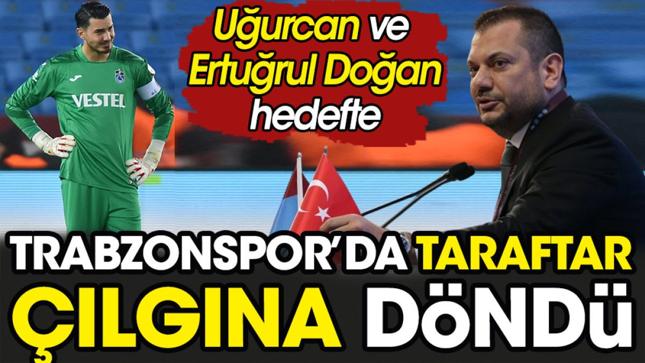 Trabzonspor taraftarı Kasımpaşa’ya yenilince çılgına döndü. Uğurcan Çakır ve yönetim hedef tahtasında