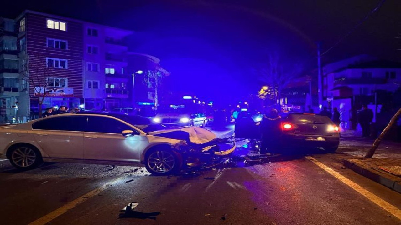 Bolu’da alkollü sürücü kaza yaptı. 5 yaralı