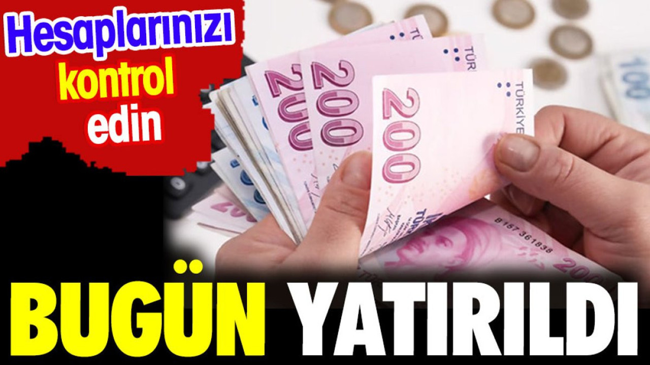 SSK emeklilerinin zam farkları bugün hesaplara yatırıldı