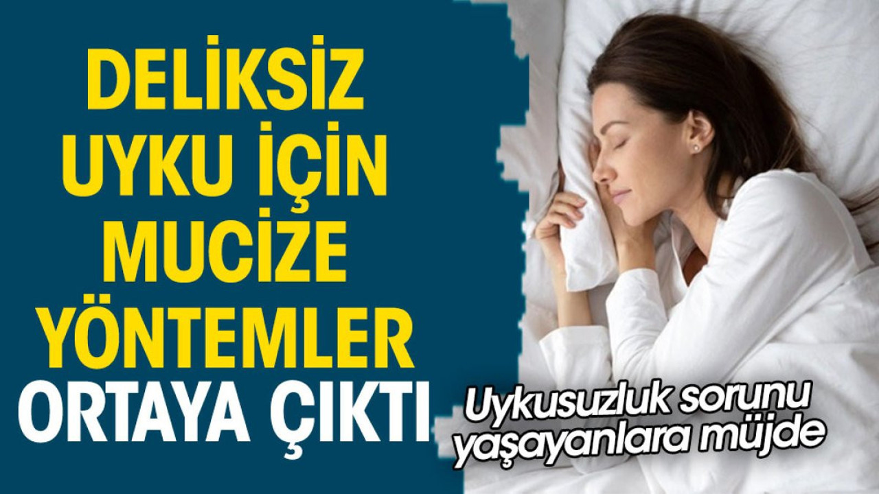 Uykusuzluk sorunu yaşayanlara müjde. Deliksiz uyku için mucize yöntemler ortaya çıktı