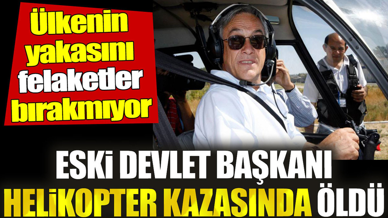 Eski devlet başkanı helikopter kazasında öldü. Ülkenin yakasını felaketler bırakmıyor