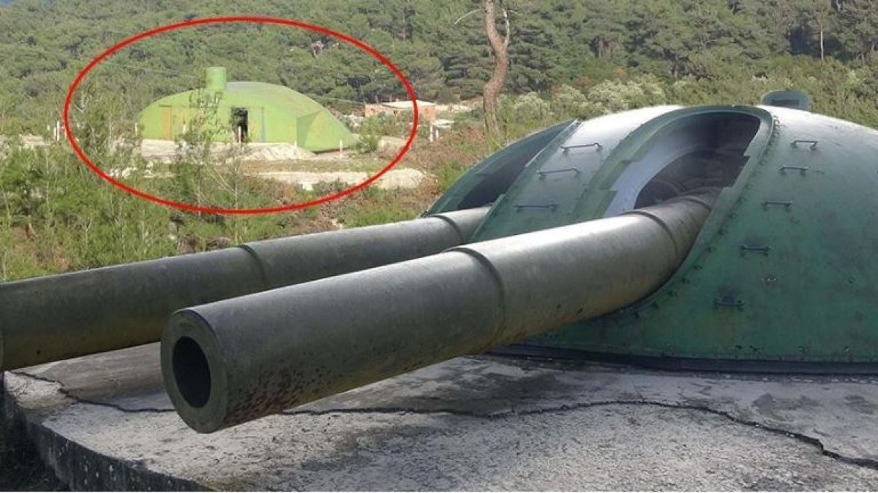 2'nci Dünya Savaşı'ndan kalan tabyanın hali içler acısı! Kaderine terk edildi