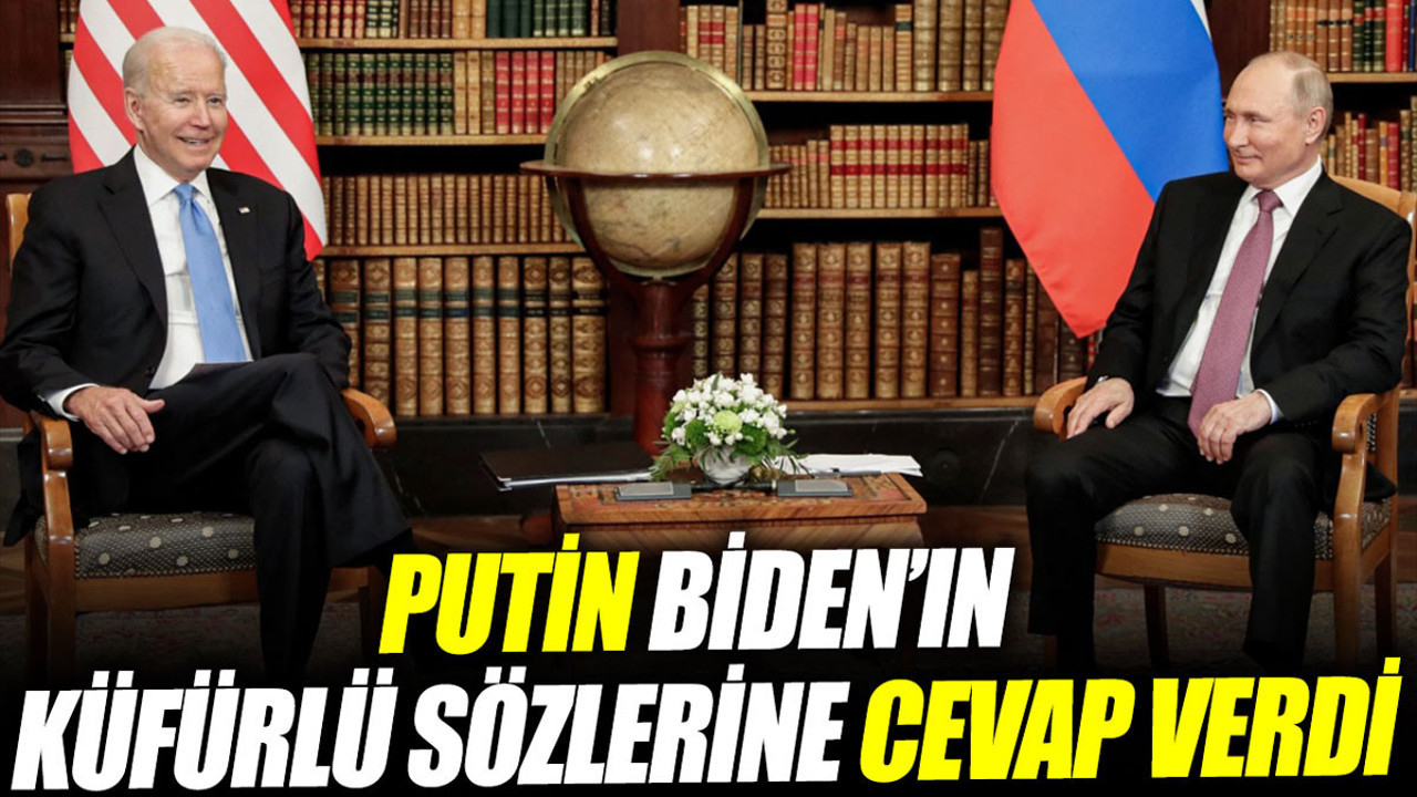 Putin Biden’ın küfürlü sözlerine yanıt verdi