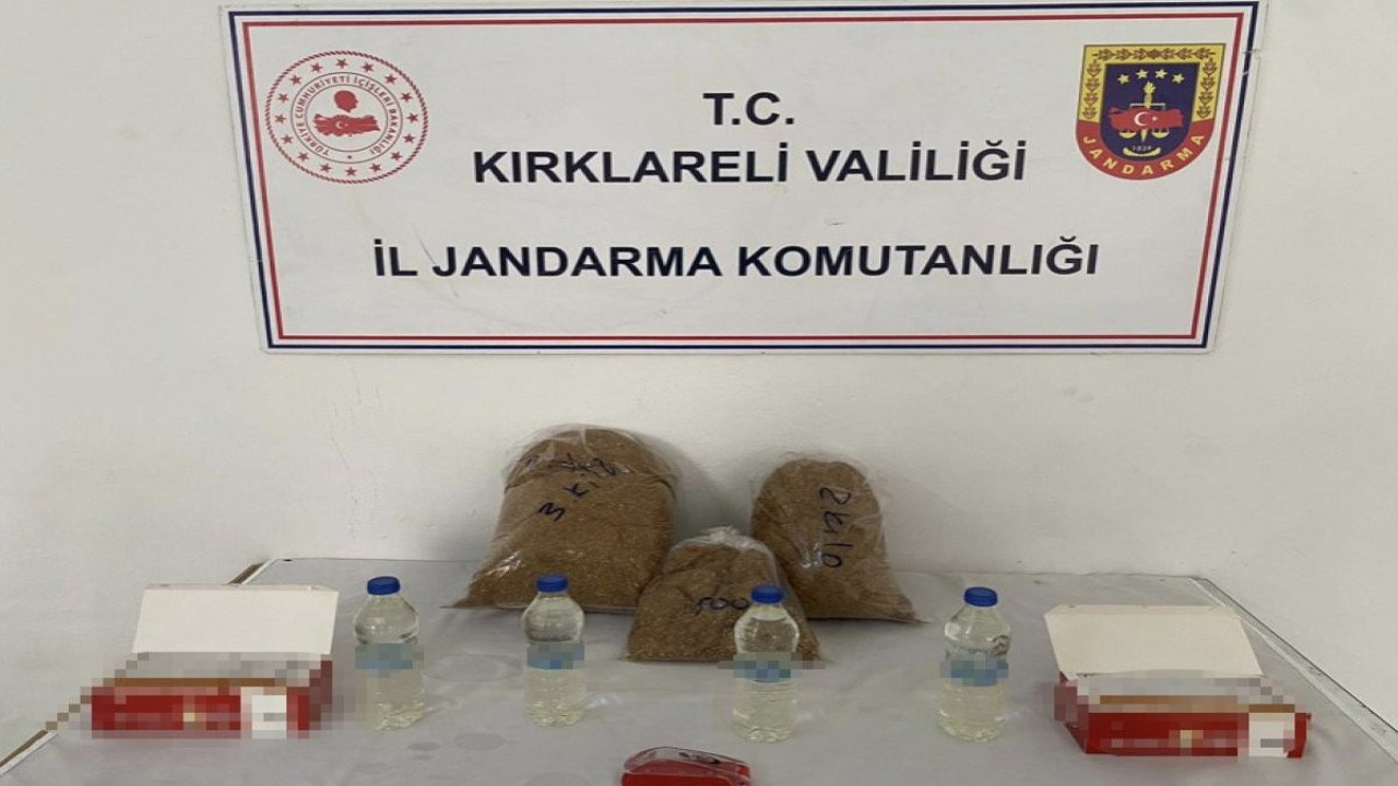 5,5 kilo kaçak tütün ele geçirildi