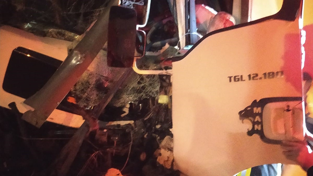 Tarsus'ta tır kazası: 1 yaralı