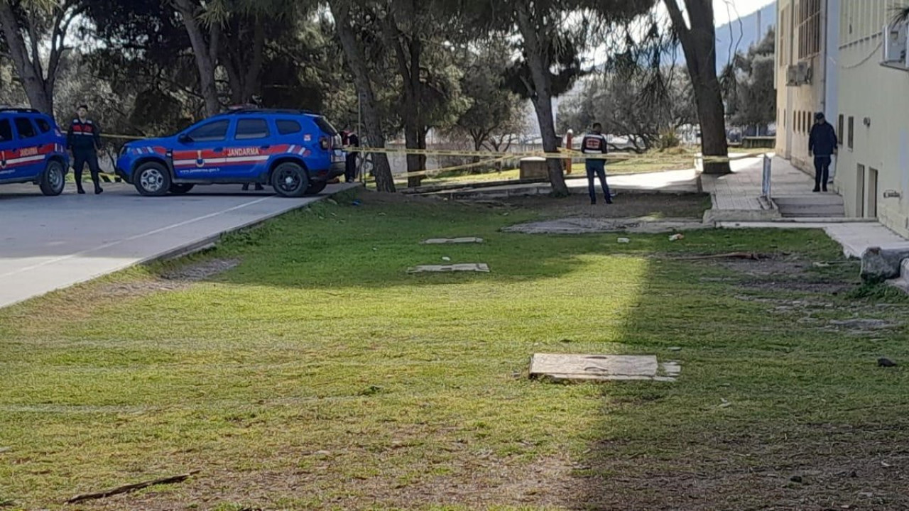 Okul bahçesinde şüpheli ölüm