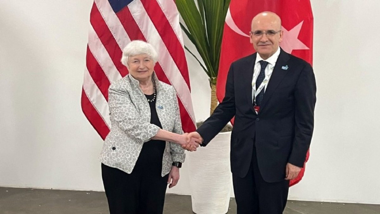 Mehmet Şimşek ABD Hazine Bakanı Yellen ile görüştü